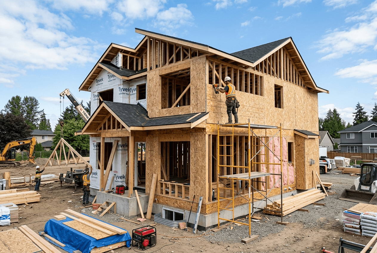 building a house building a house