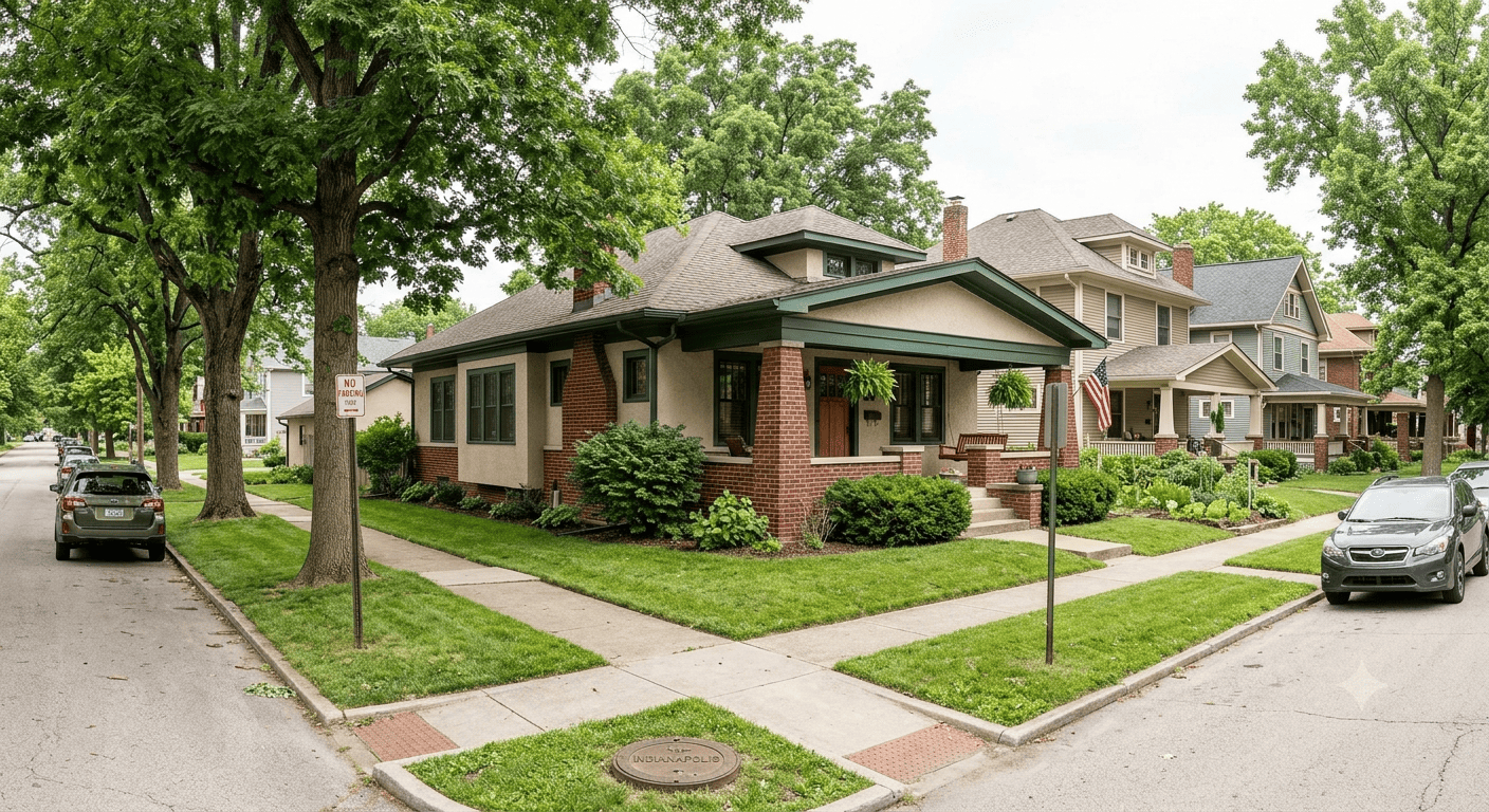 real home in indianapolis