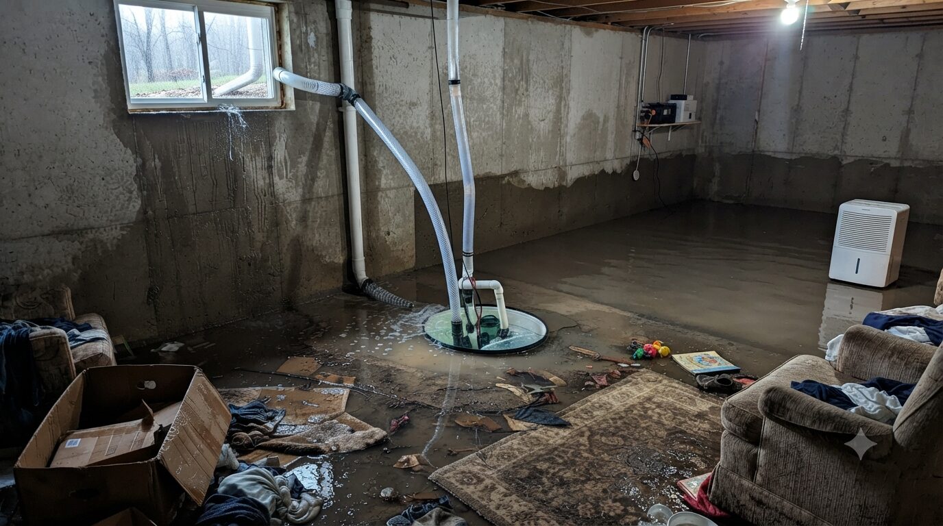 flooded basement cleanup services