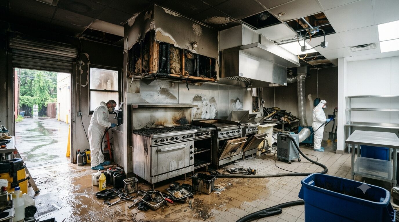 fire damage restoration cleanup services