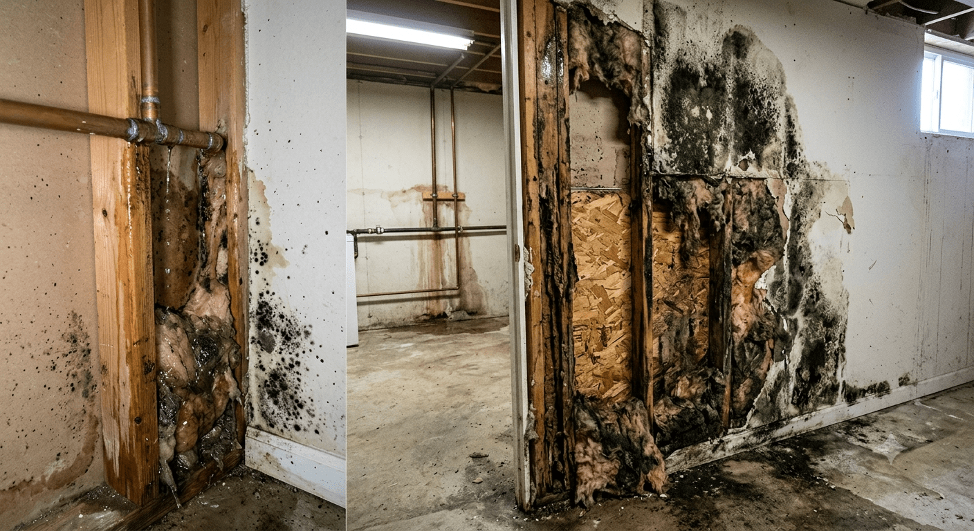 How a Small Leak Becomes a Major Mold Problem