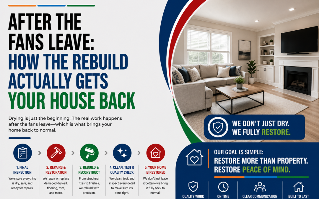 After the Fans Leave: How the Rebuild Actually Gets Your House Back