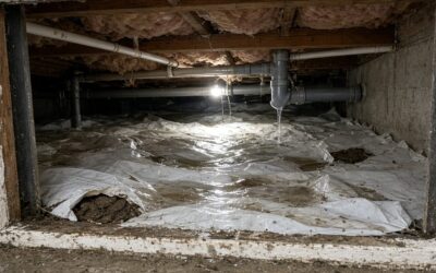 Crawlspace Water After a Plumbing Leak in an Indianapolis Home